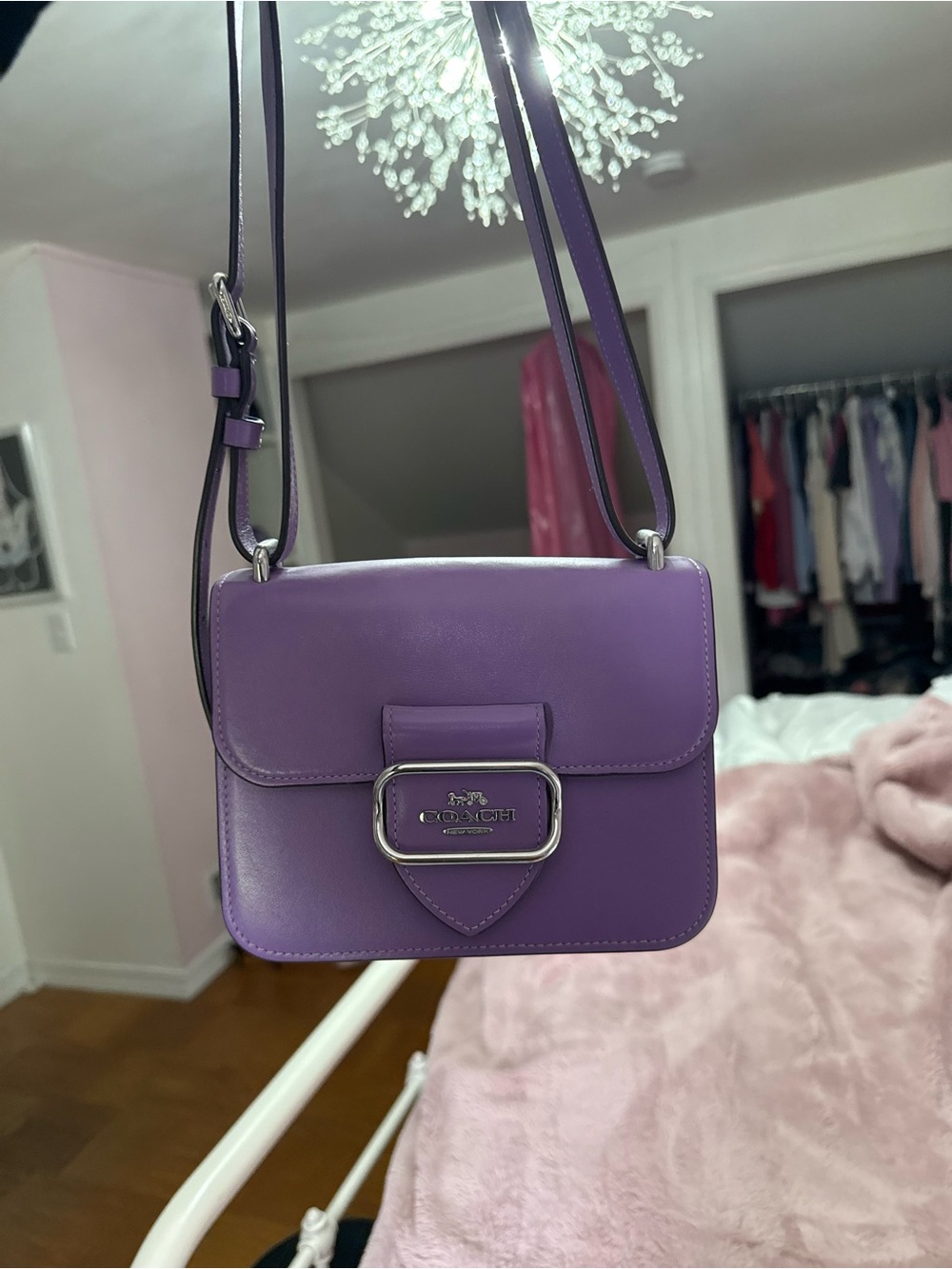 Coach Morgan leather Square Crossbody bag
